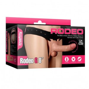 Strap-On Rodeo G 8'' Silicon moale- 20cm