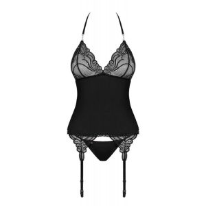 Corset si bikini Obsessive 828-COR-1, black - L/XL