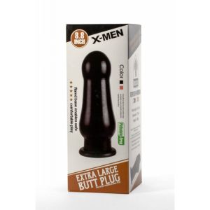 X-Men 8.8" Extra Large Butt Plug Black (22.3cm)