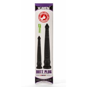 X-Men 12.6" Butt Plug Silicone Black (32cm)