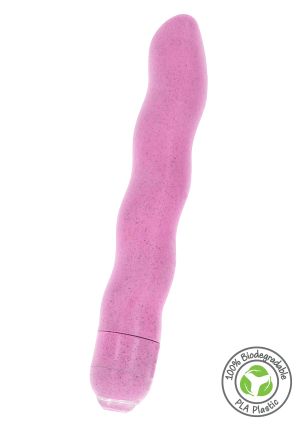 Organic Wave Vibrator, Pink (18cm)