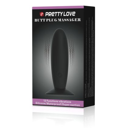 Pretty Love Butt Plug Massager Vibratii 11cm