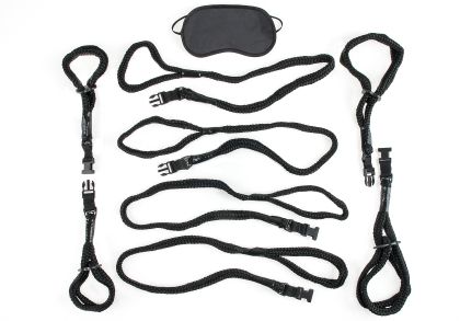FETISH FANTASY SERIES ROPE CUFF AND TETHER SET