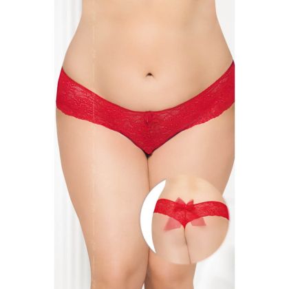 G-string 2436 red  - Plus Size XL