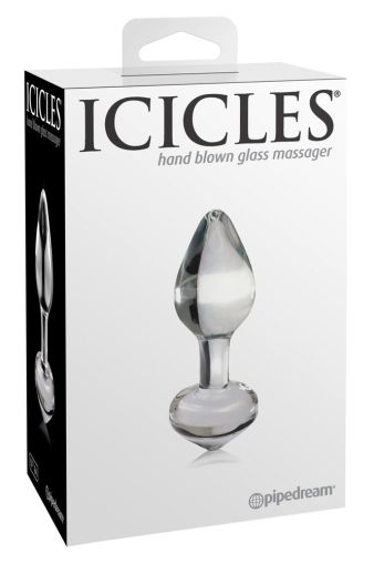 Glass plug ICICLES  No. 44 (8 cm)