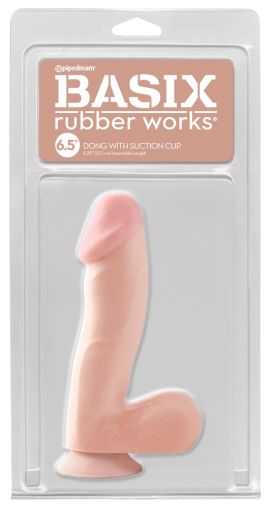  Dong with Suction Cup 6,5"- Dildo19 cm (inserabil 13.5cm)