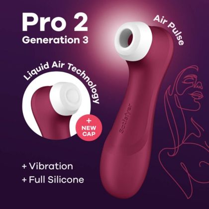 Pro 2 Generation 3 with Liquid Air wine red 