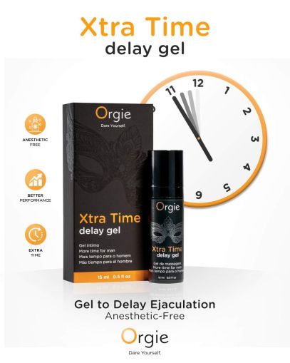 Xtra Time Delay Gel, 15ml - erectii indelungate