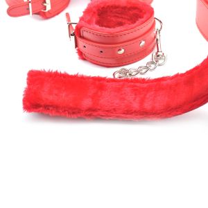 7 PCS Red Color BDSM Kit