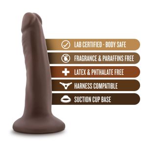Dr. Skin - 5.5 Inch Cock With Suction Cup - Chocolate