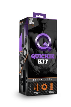 QUICKIE KIT THICK COCK BLACK