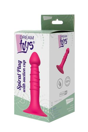 DREAM TOYS SPIRAL PLUG WITH SUCTION CUP
