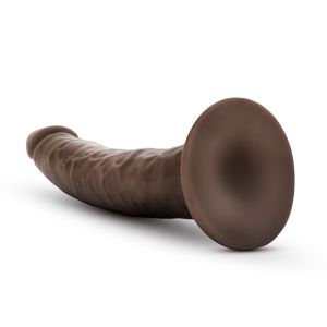Dr. Skin Cock With Suction Cup - Chocolate- 18cm