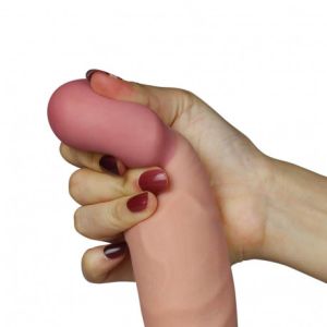 The Ultra Soft Dude - Vibrating Flesh 22.5cm