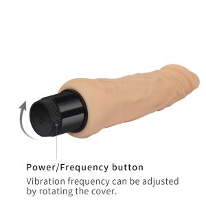 Real Feel Cyberskin Vibrator 20cm