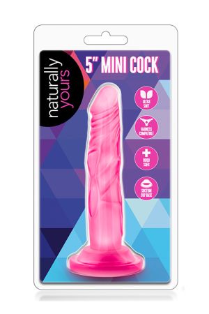 NATURALLY YOURS 5INCH MINI COCK PINK