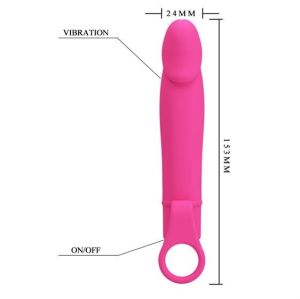 Pretty Love Xiuhcoathl Vibrator Pink 15.3cm