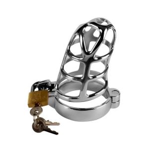 Detained Metal Chastity Cage