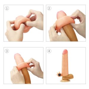 Add 2" Vibrating Silicone Extender