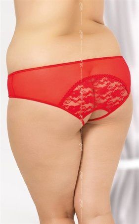 Panties 2466, red - 2XL