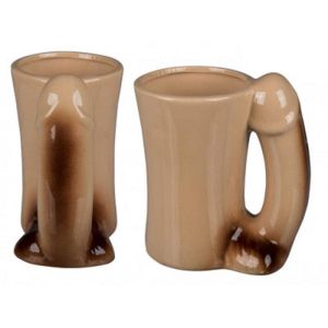 Ceramic mug, Penis 14 x 8.5 cm