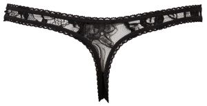 String lace, Orion, black - S