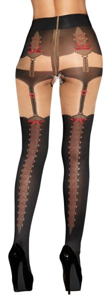 Tights with Suspender Straps Orion - 2