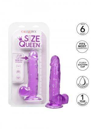 Queen Size Dong 6 Inch, Purple