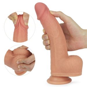 Vibrator 8.5 Dual layered Silicone Rotating Nature Cock Anthony 21.5cm