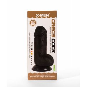 Dildo gros X-MEN Greg's 6.2" Cock Black (15.7cm x 5cm)