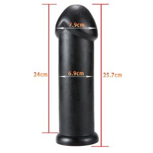X-MEN Butt Plug Black (25.7cm x 7.9cm)