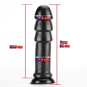 X -MEN Butt Plug Black 28cm x 6.5cm