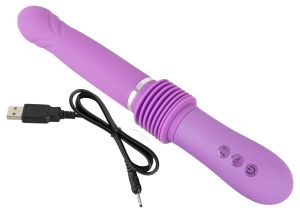 Push it! Vibrator with a Thrust Function (30 cm)