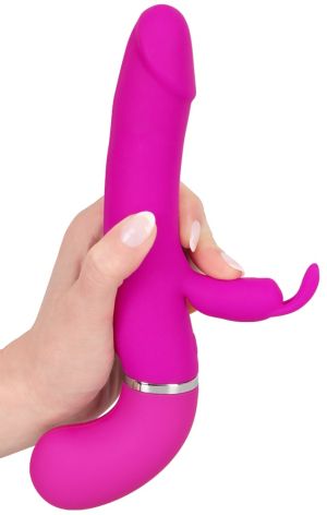 Cumshot Rabbit 24 cm - Vibrator cu ejaculare