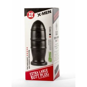 X-Men 10" Extra Large Butt Plug Black I (25.4cm)