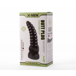 X-Men 10.9" Extra Large Butt Plug Black (27.6cm)