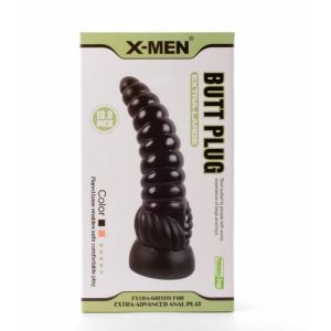 X-Men 10.9" Extra Large Butt Plug Black (27.6cm)