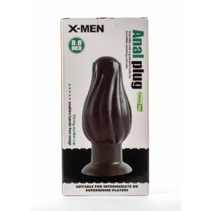 X-Men 7.5" Anal Plug Black (19.5cm x 7cm)