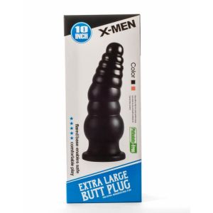 X-Men 10" Extra Large Butt Plug Black II (25.4cm)