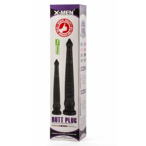 X-Men 12.6" Butt Plug Silicone Black (32cm)