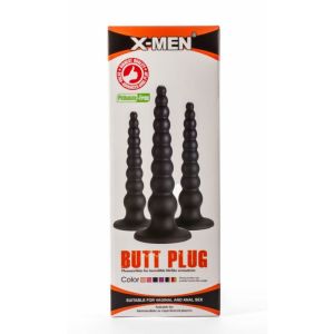 X-Men 9.45" Butt Plug Black M (24cm)