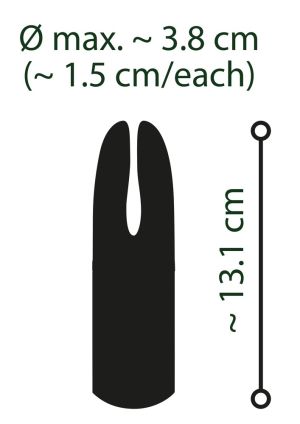 Luxurious Split Tip Vibrator (13,1 cm)