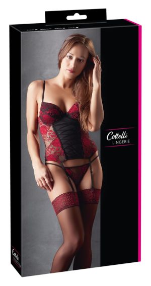 Set corset si chiloti, Cottelli Lingerie - 80B/M