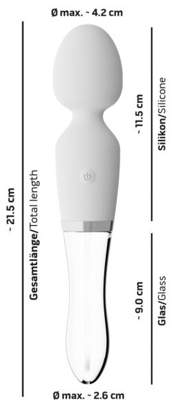 Wand LED Vibrator (21,5 cm)