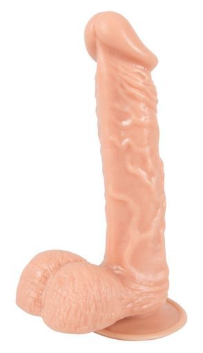 Medium Dildo with Testicles and Suction Cup (20 cm)