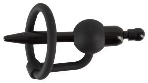 PenisPlug with a Glans Ring & Vibration (8,5 cm)