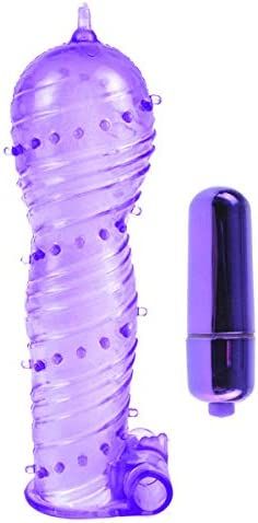 Duo Textured Sleeve and Mini Bullet Purple 