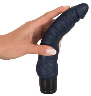 Vibra Lotus Penis, black (20cm)
