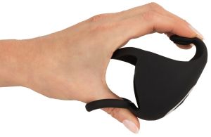  Cock ring with RC ball massager
