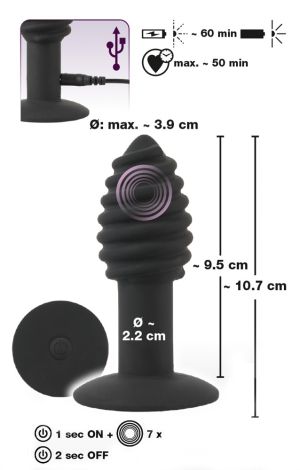Twist Butt Plug (10,7 cm)